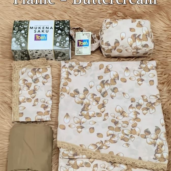 mukena silky polos poeti 21