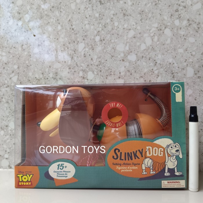 Toy Story Slinky Dog Talking Action Figure Original Disney Store Misb