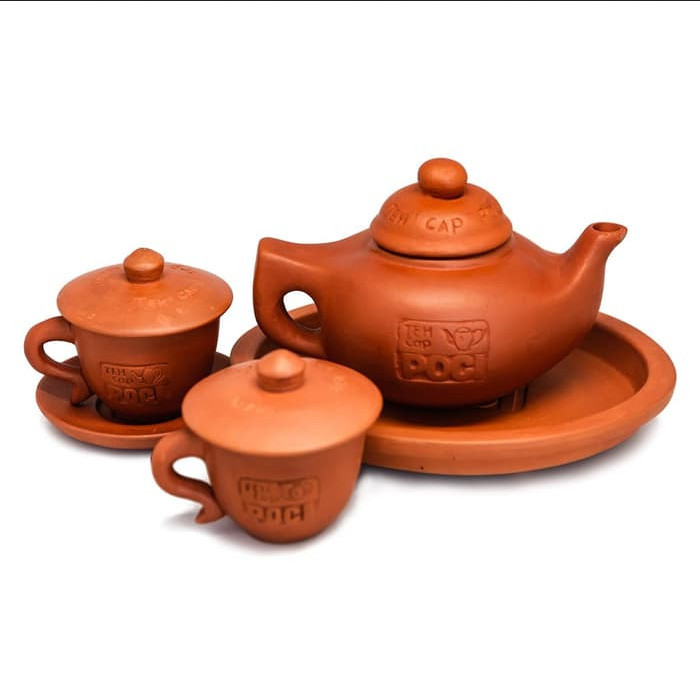 Han Poci Set Teko Tanah Liat