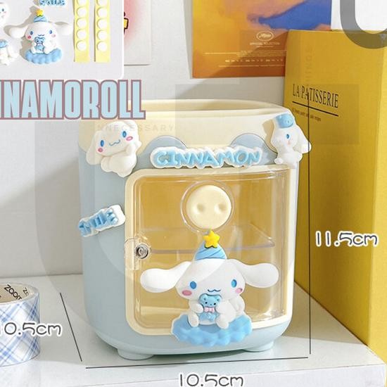 

Tempat Sil Kosmetik Alat Tulis Sanrio Diy Multifungsi Holder Serbaguna Stationary Box Organizer Desk Meja Kerja Office Hello Kitty Cinnamoroll Melody Kuro