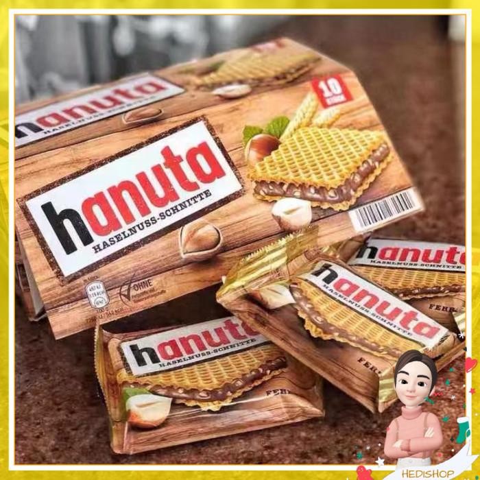 

Ferrero Hanuta Wafer Isi 10 Pcs