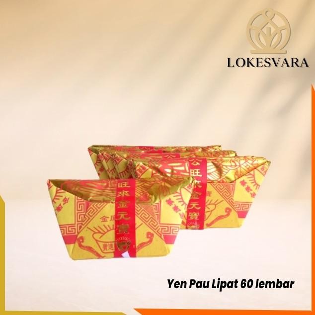 

Silahkan Order] Kertas Sembahyang Kim Cua / Tua Kiem Yen Pau Lipat 60 Lembar