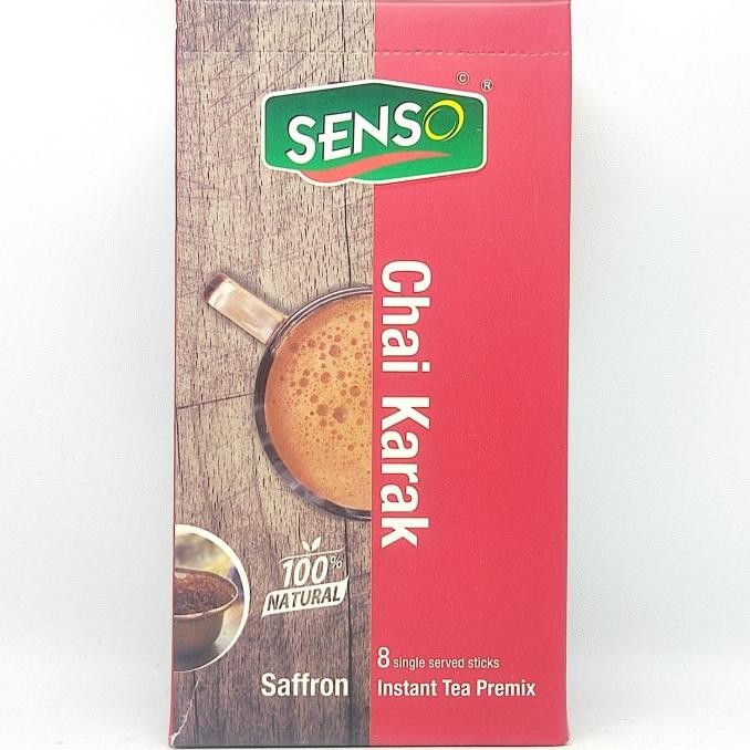 

Ready oke] CHAI KARAK SAFRON SENSO 160G Instant Tea Premix / Serbuk Teh