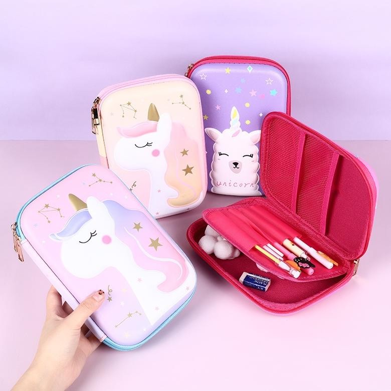 

rg-4 Kotak Tempat Pensil Anak 3D Timbul Impor Hardcase Besar Hemat