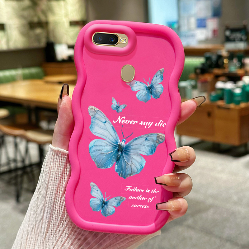 Casing Hp Untuk OPPO A7 A5s A12 A12s A11K A5 A3s A12E Realme C1 Case HP Kasing seri Warna Macaron Ca