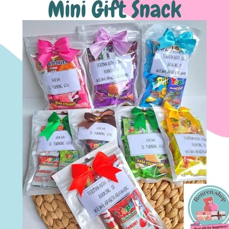 

gd-5 Paket 10 pcs - Mini gift snack hampers snack murah (UNGU) Termurah