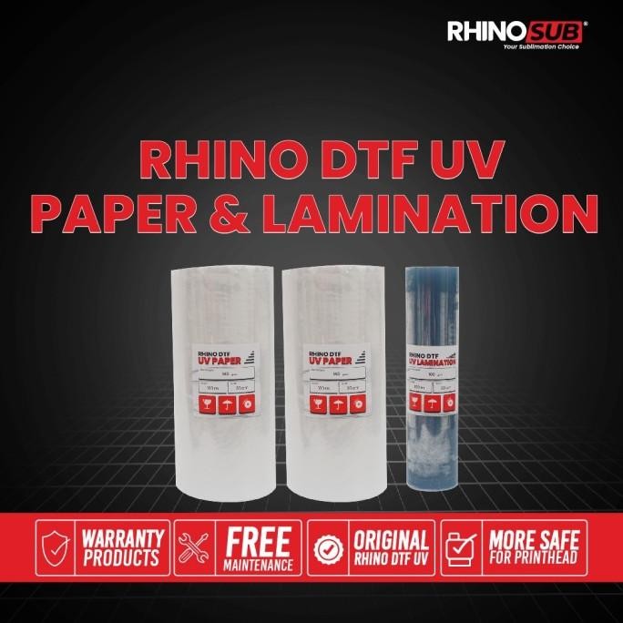 

DTF UV Paper dan Laminasi Roll Premium Quality Rhino Paper