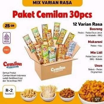 

Cuci Gudang paket usaha minim budget / 30 pcs cemilan murah / rasa random Berkualitas