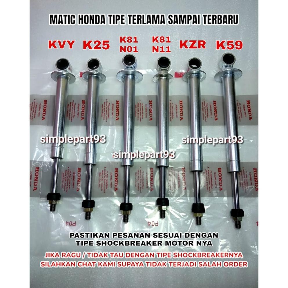 gr-8 Stik Pen As Hidrolis Shock Shok Skok Belakang Matic Honda - Vario Beat Scoopy Spacy lama Karbu 