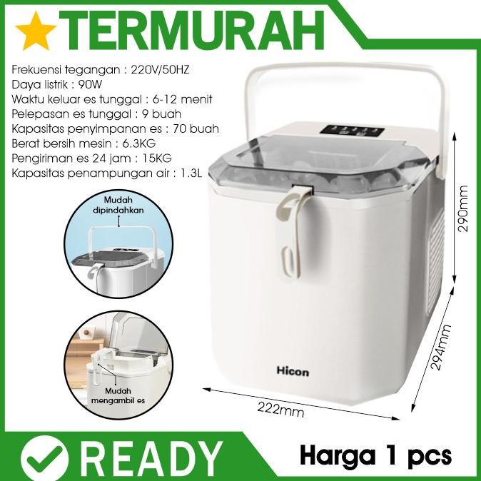 paling diminati] Mesin es cube Iceler pembuat jadi batu ice maker portable