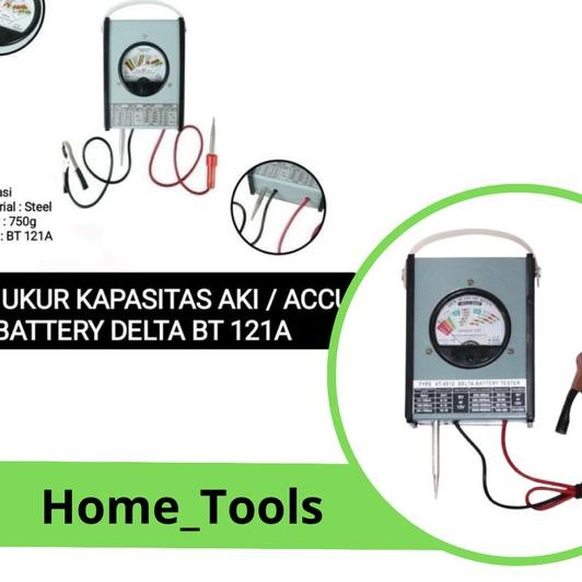 Baterai Battery Tester Delta Fukushima Alat Tes Aki Accu Analog