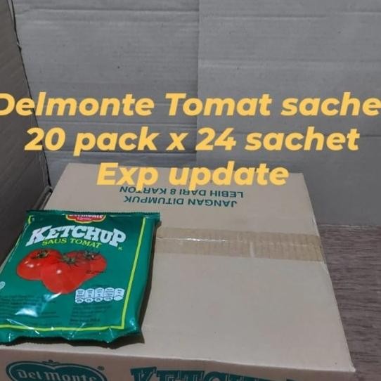 

Delmonte Ketchup Tomato Sauce Saus Tomat Sachet Dus-An / Karton