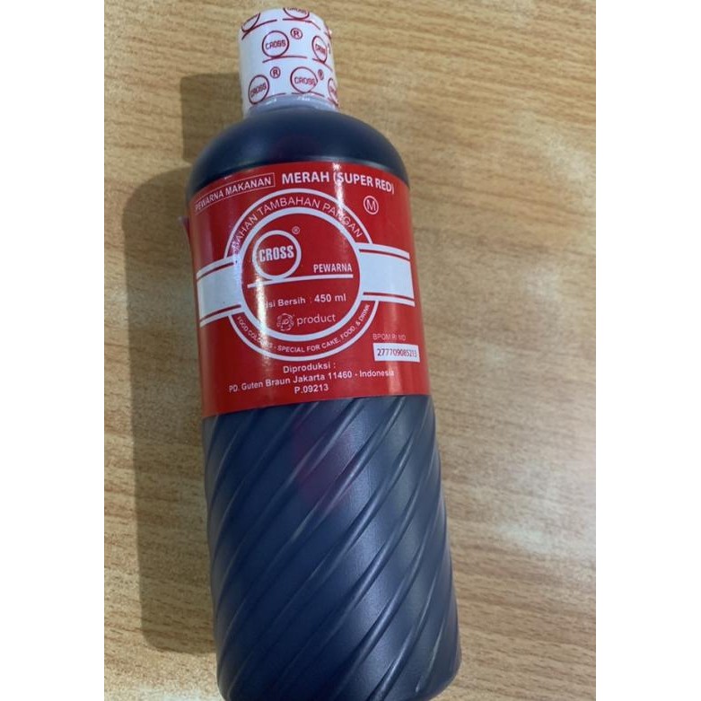 

Cross Red 580 Gr / Pewarna Makanan Icing Color