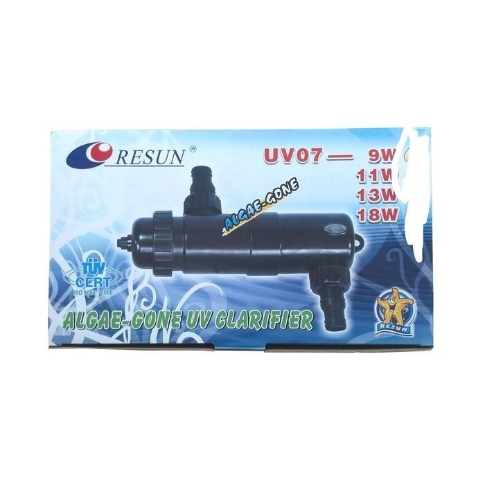Aquarium Kolam Ikan Lampu Uv Resun Uv07 55 Watt Alga Gone Uv Clarifier