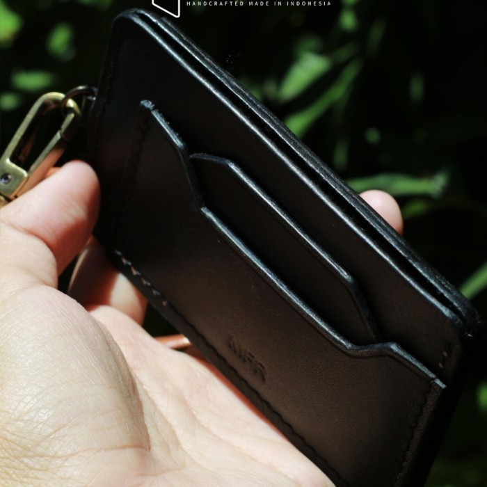

Terbaru!!! Id Card Holder Kulit Leather Lanyard Asli 3 slot