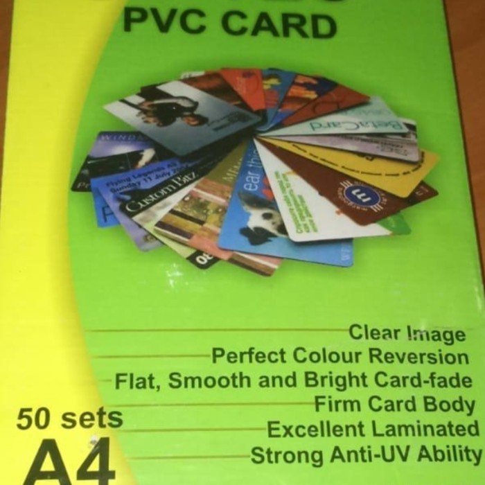 

Terbaru!!! pvc id card a4