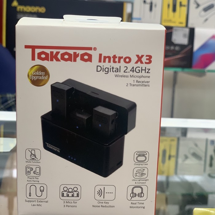 Ready MIC WIRELESS TAKARA INTRO X3