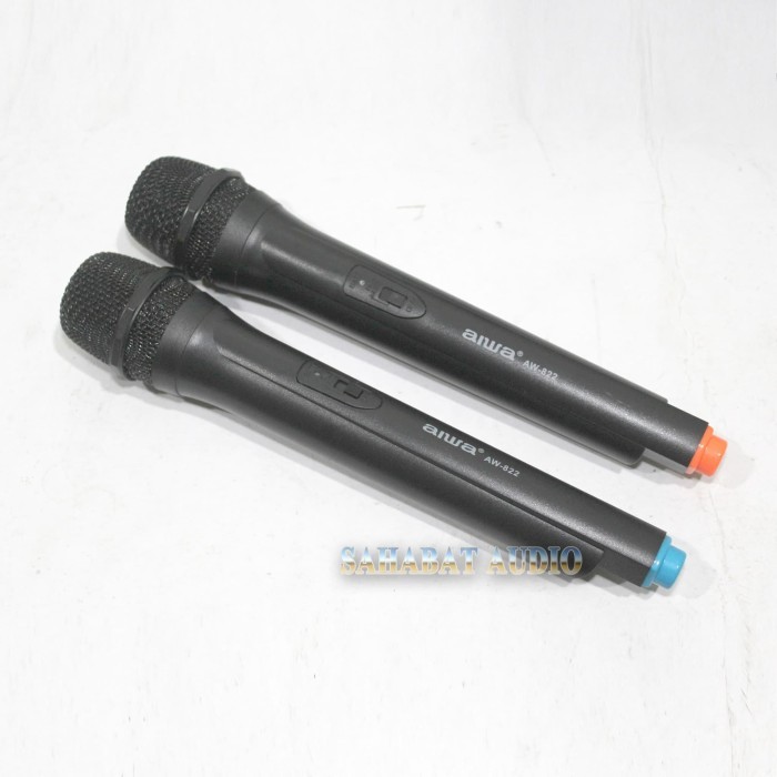 Ready!!! Mic Wireless AIWA AW - 822 / Microphone Wireless AIWA AW 822 / AW-822