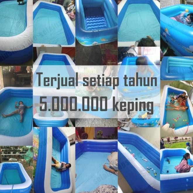 [Ready Stock] Bagian TebalKolam Renang Anak Jumbo/Kolam Renang Mainan/Kolam Renang Anak Jumbo 3 Mete
