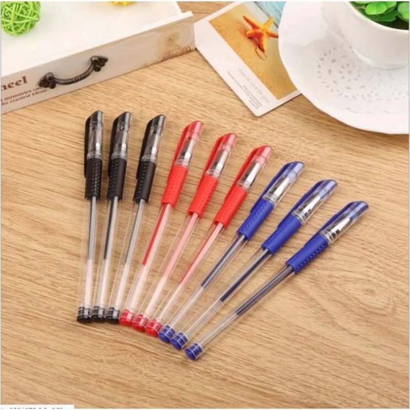 

Pulpen Gel Mini 0.5Mm / Bolpain Bolpen Alat Tulis Kantor Sekolah Tinta Pen Pena Standart Hitam Merah