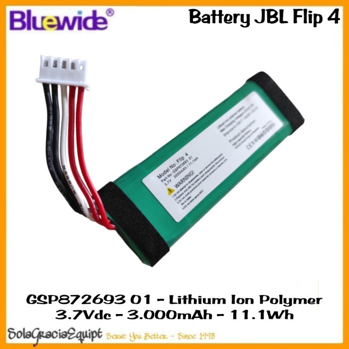 Batre / Baterai / Battery Bluetooth Speaker JBL Flip 4 - GSP872693 01