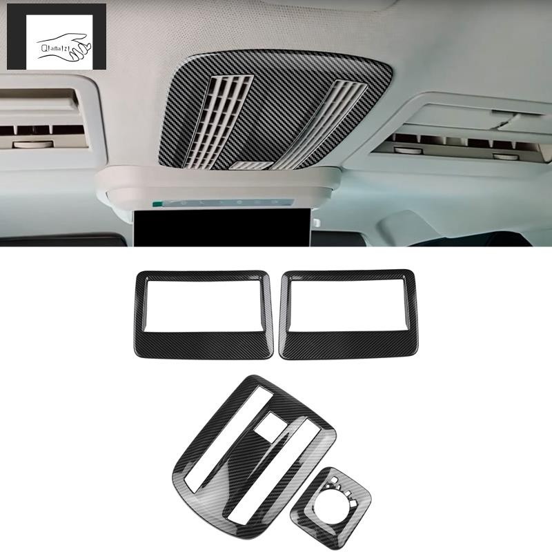 Untuk TOYOTA VELOZ AVANZA 2022 2023 Bingkai Outlet Udara Atap Mobil Serat Karbon Penutup Lampu Baca 