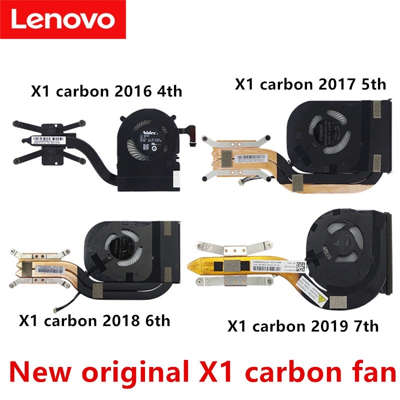 Untuk Lenovo Thinkpad X1 Carbon Fan X1 Carbon 5th X1 Carbon 6th X1 Carbon 7th 8th CPU Fan pendingin 