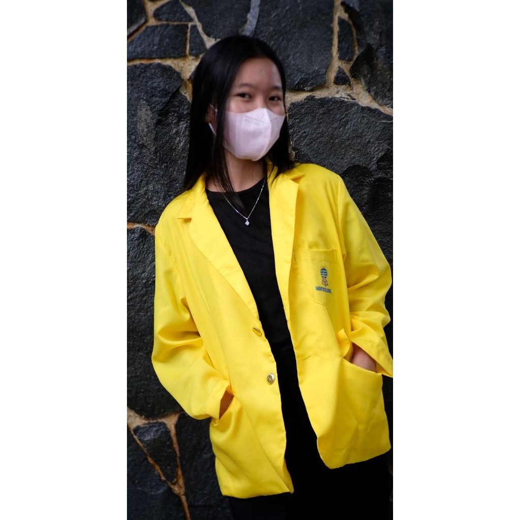 Jas Ut Blazer Almamater Kancing Embos Universitas Terbuka Bb