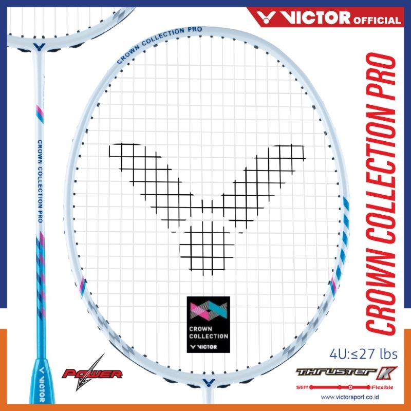 VICTOR Raket Badminton Crown Collection Pro 4U  ORIGINAL