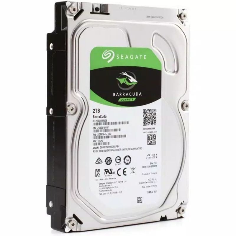 Seagate Barracuda Harddisk HDD Internal PC 2TB SATA MFI RESMI