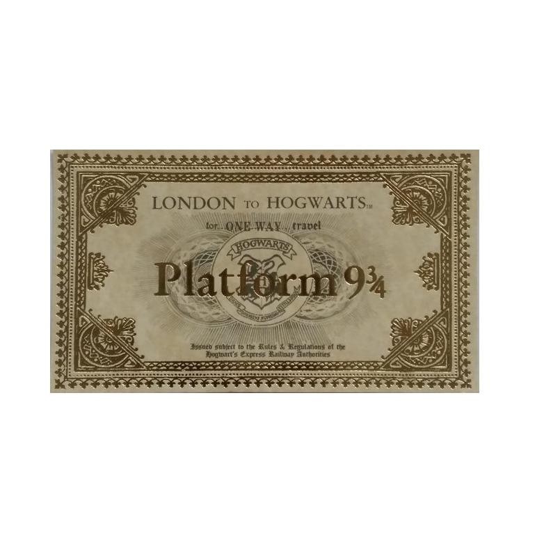 

NEW ARRIVAL HPTB TICKET BUS HARRY TIKET BIS PLATFOM 93/4 LONDON HOGWARTS BOOKMARK PEMBATAS BUKU KARTU SALE