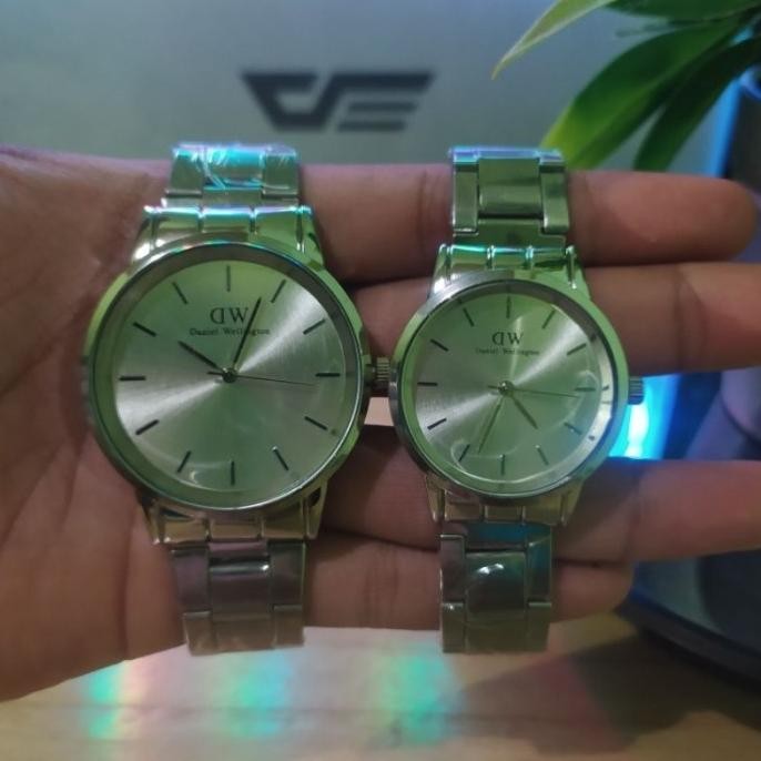 [Cod] Jam Tangan Dw Rantai Free Box + Baterai Cadangan | Jam Tangan Couple | Jam Tangan Stainless St