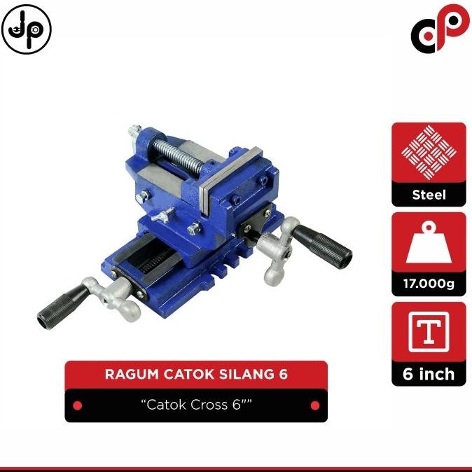 Ragum Catok Silang 6" | Catok Cross 6"