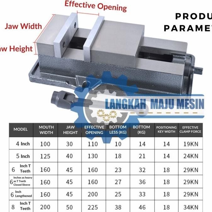 Ragum Milling / Ragum Catok 6 inch / 6" / Accu Lock Vise Precision