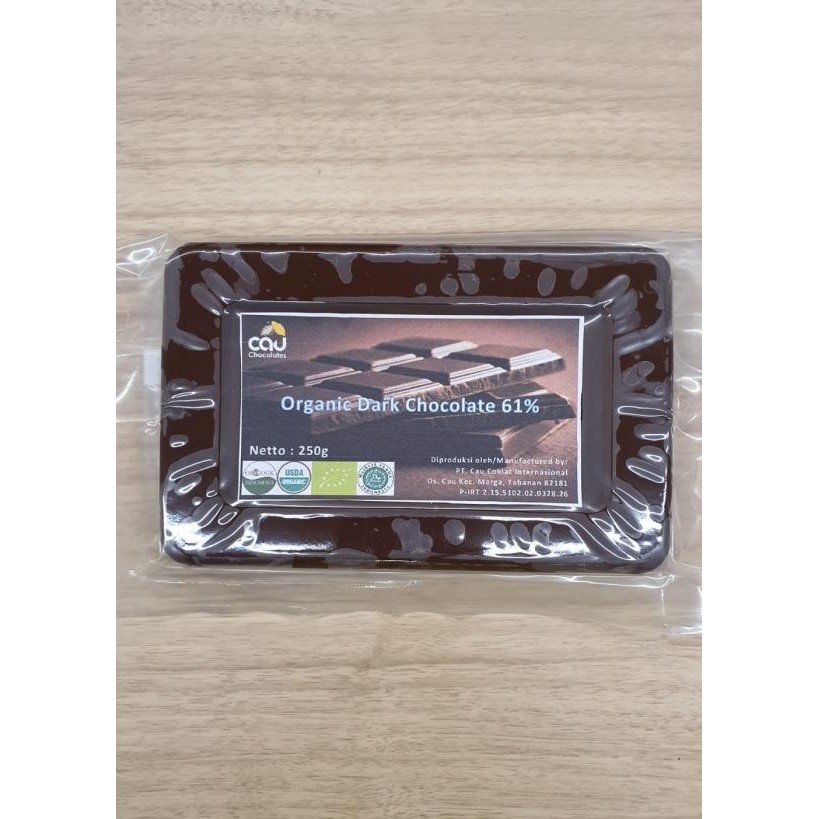 

Cau Chocolates - Organic Dark Chocolate Couverture 250 Gr (Dcc 250 Gr)
