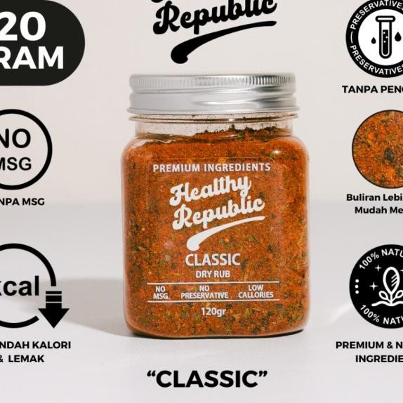 

Viral Healthy Republic Dry Rub Bumbu Marinasi Serba Guna Rendah Kal