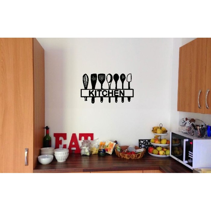 Wall Stiker Alat Masak Dapur Kitchen Wallpaper Dekorasi Dinding Sticke