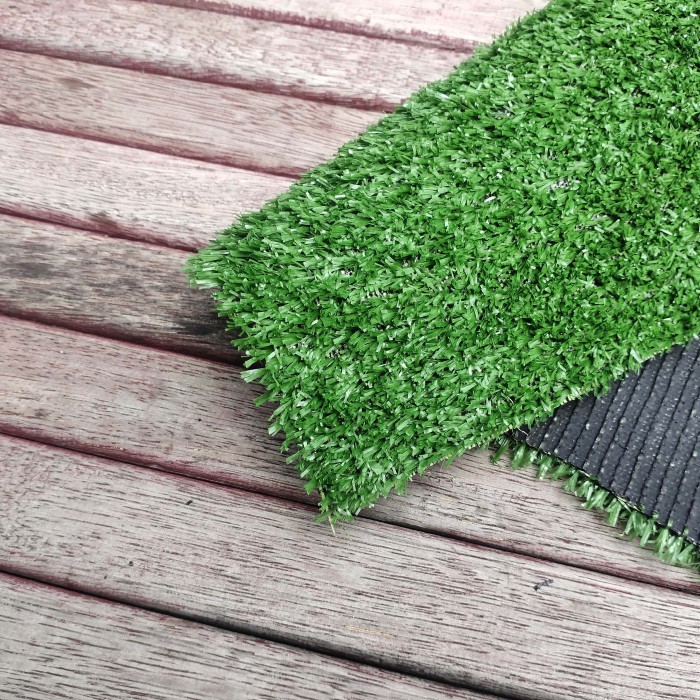 Lantai Karpet Rumput Sintetis Ketebalan 10 Mm Untuk Dekorasi Taman