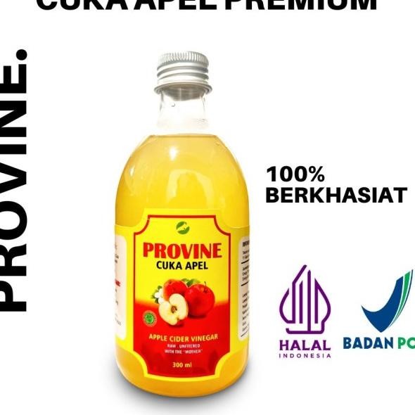 

Cuka Apel Provine Halal & Bpom Cider Vinegar With Mother