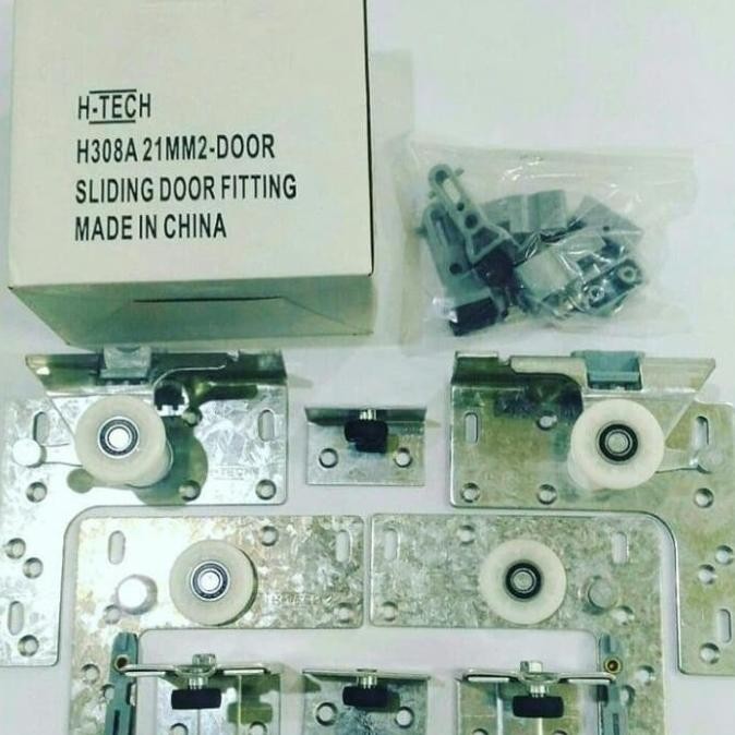 Rel Sliding Htech 2 Pintu + Soft Close