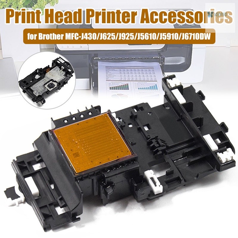 【Spot + COD】 Aksesori Printer Print Head untuk Brother MFC-J430/J625/J925/J5610/J5910/J6710DW SDD |l