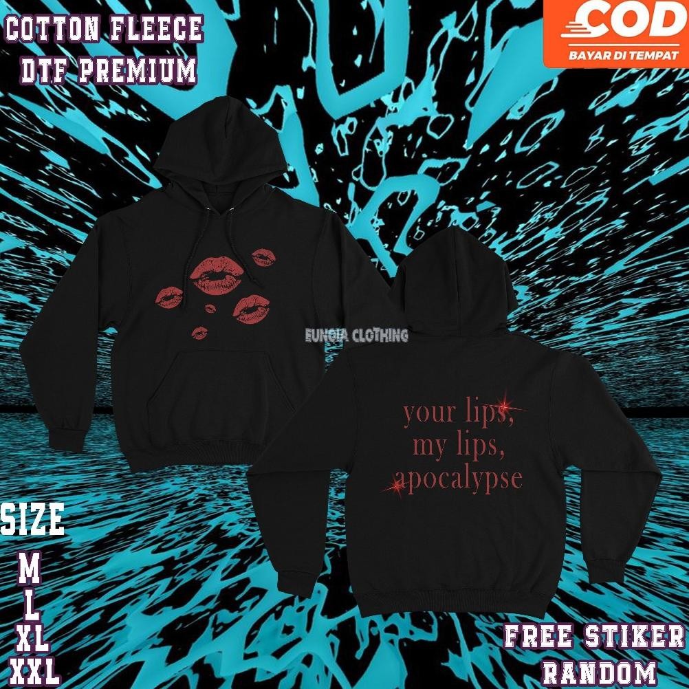 Terbaru Jacket Hoodie Kisses Hoodie Pullover Premium