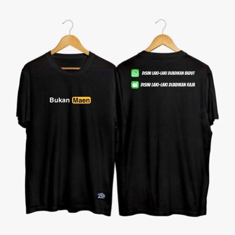 Viral Kaos Mi Chat 02 T-Shirt Kata Kata Mi Chat Unik Premium Pria Wanita Terbaru