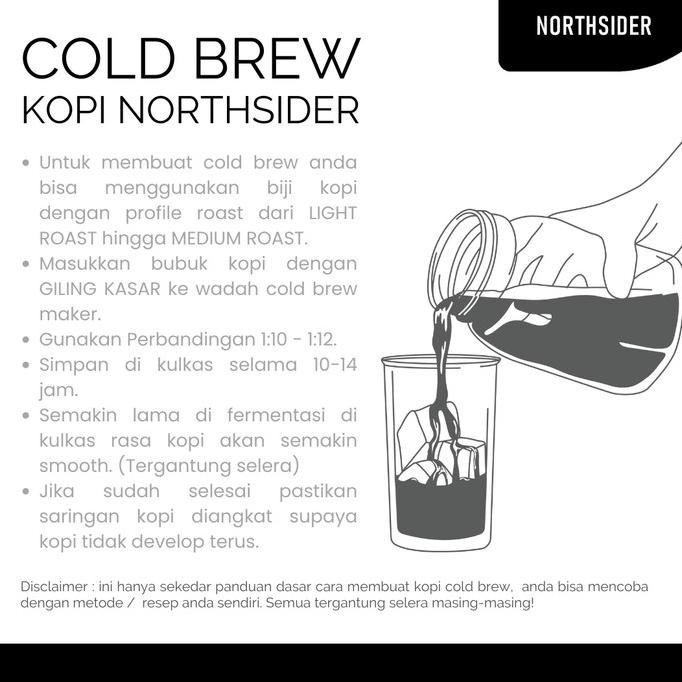 

Northsider Kopi Arabika Robusta Razeta'55 Blend Kopi Susu 500G
