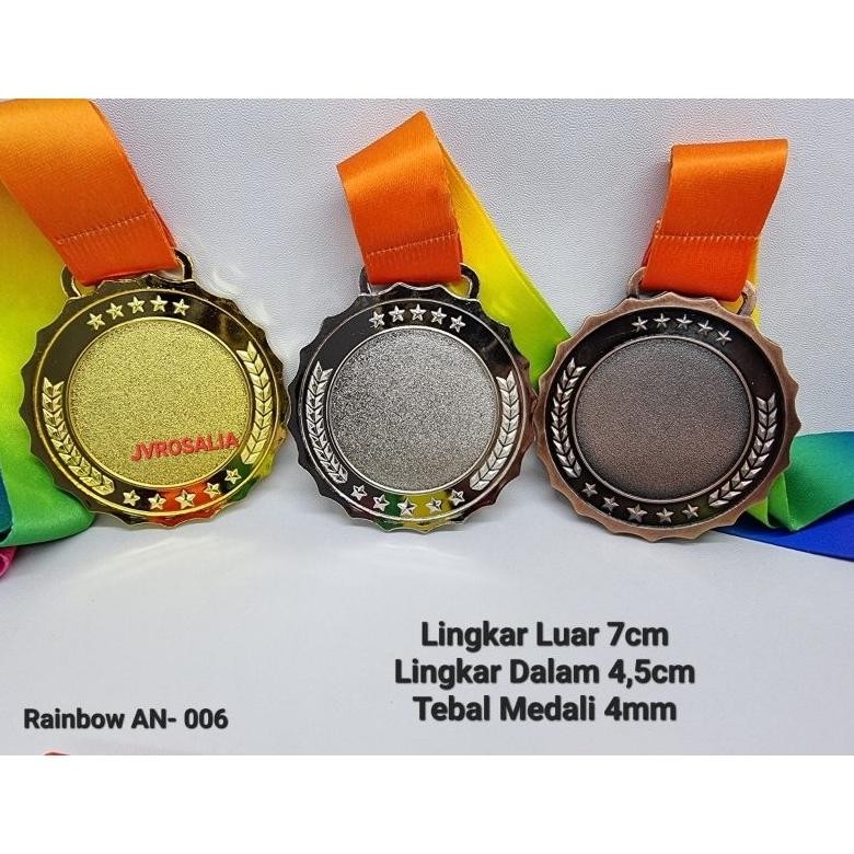 

Discount Medali Logam Kualitas Terjamin Tali Rainbow Ready Stok Ya Murah