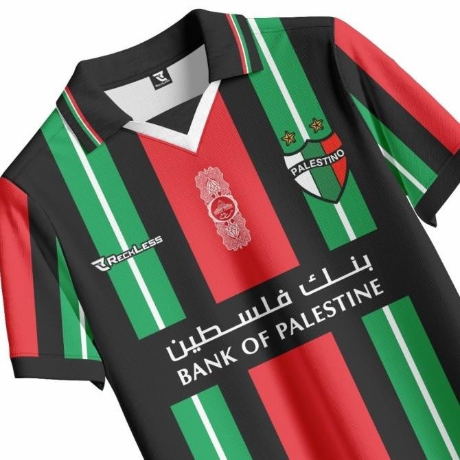 Baju Jersy Bola Vintage Bola Palestina S014