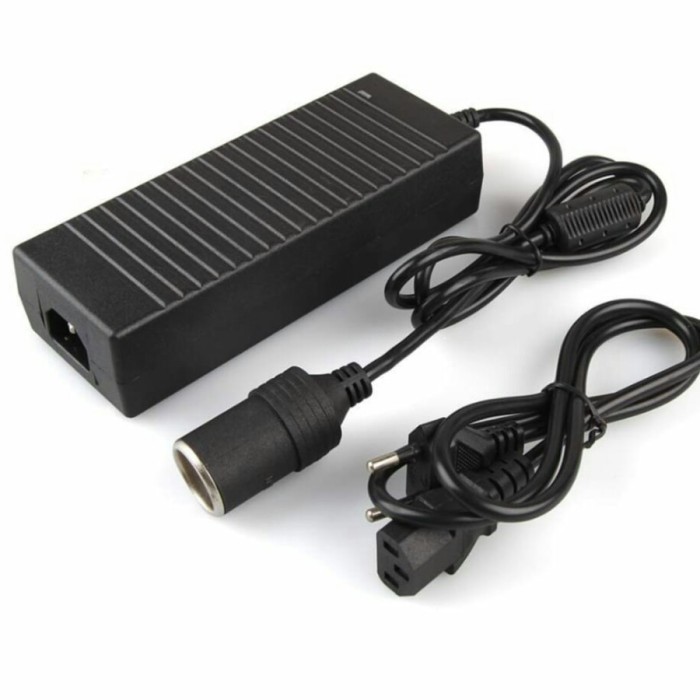 Adaptor AC ke DC Pompa Ban Mobil 10 Ampere Adaptor Vacum er Mobil