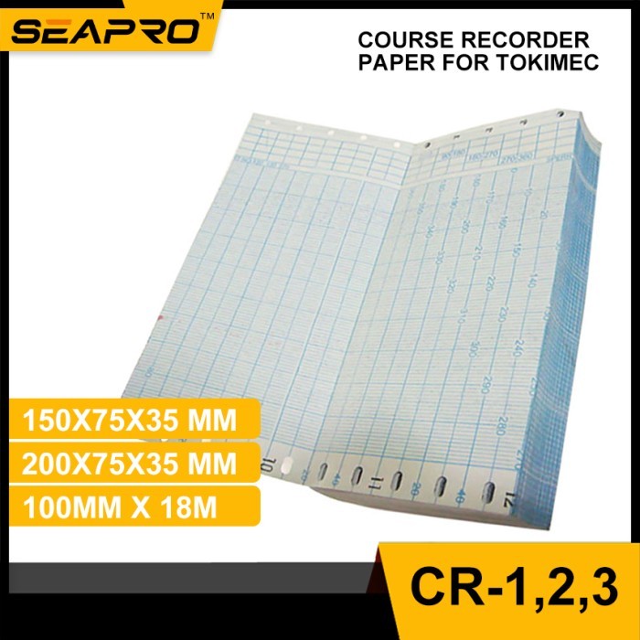 

Course Recorder Paper Tokimec CR4 Chart Kertas Marine
