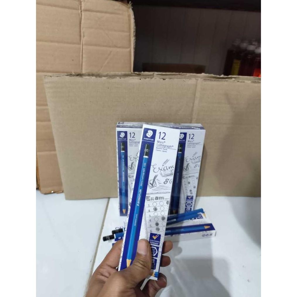

PAKET HEMAT PENSIL 2B STAEDTLER MARS LUMOGRAPH 6 PACK (72 PCS) - CUCI GUDANG