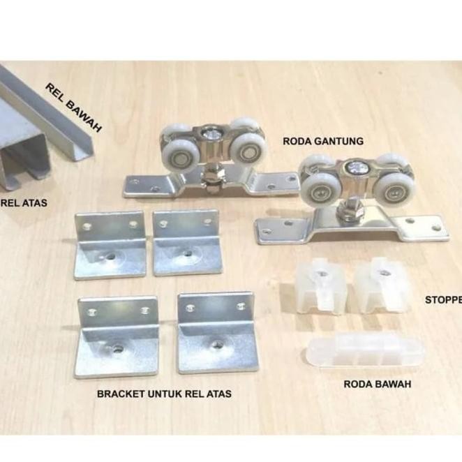 Rel Pintu Geser Import / Rel Pintu Sliding / Rel Sliding D4 200Cm
